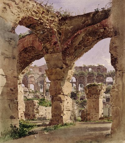 Il Colosseo, Roma, 1835 da Rudolf von Alt